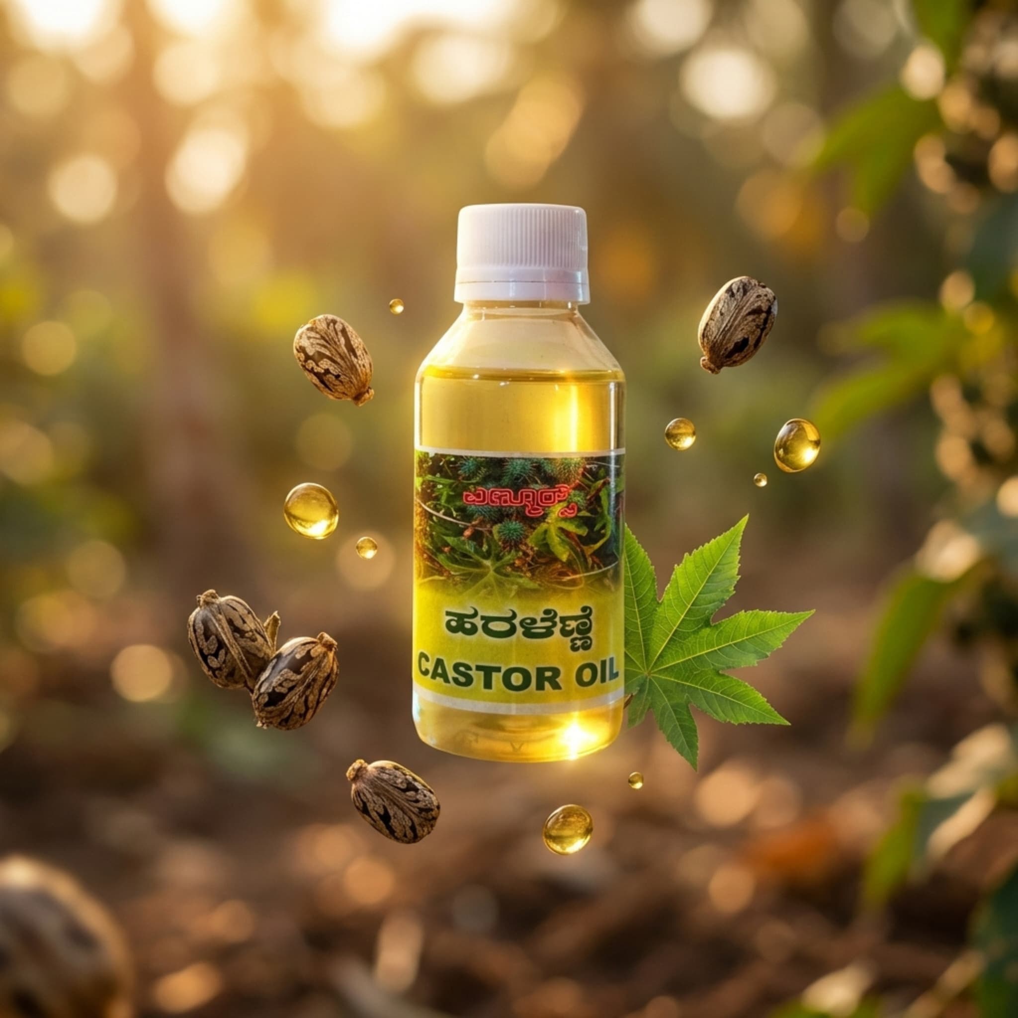 Enmoor's pure castor oil bottle – view 3