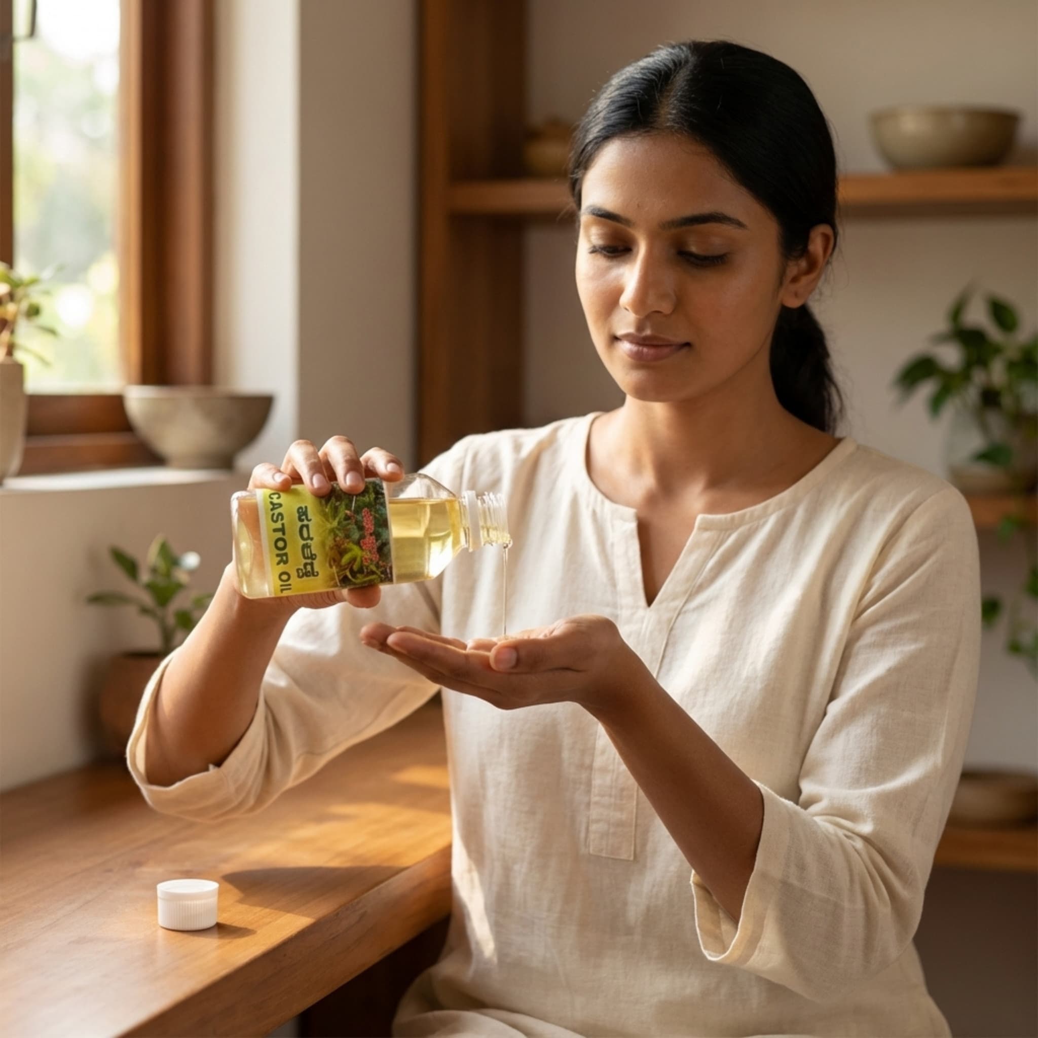 Enmoor's pure castor oil bottle – view 4