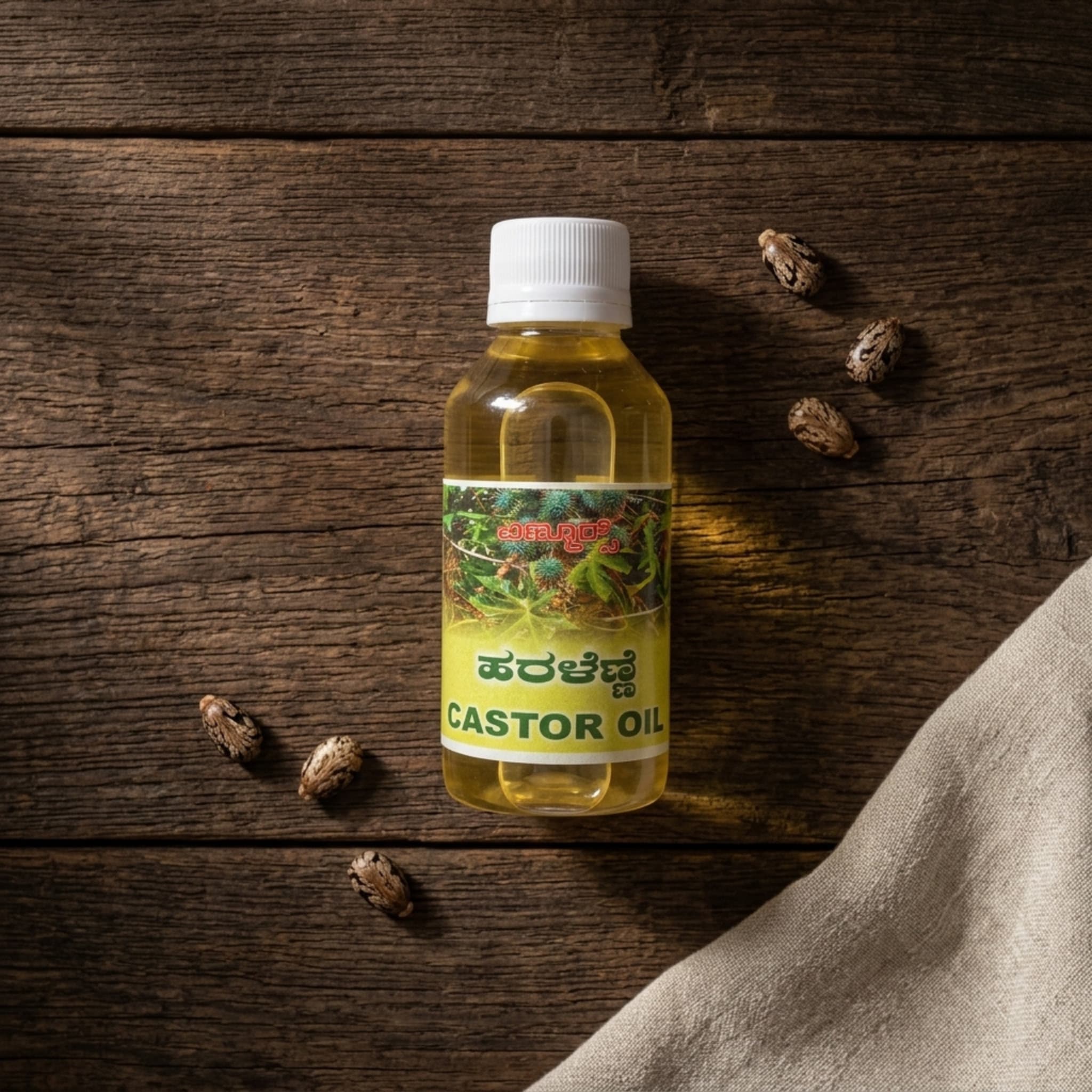 Enmoor's pure castor oil bottle – view 5